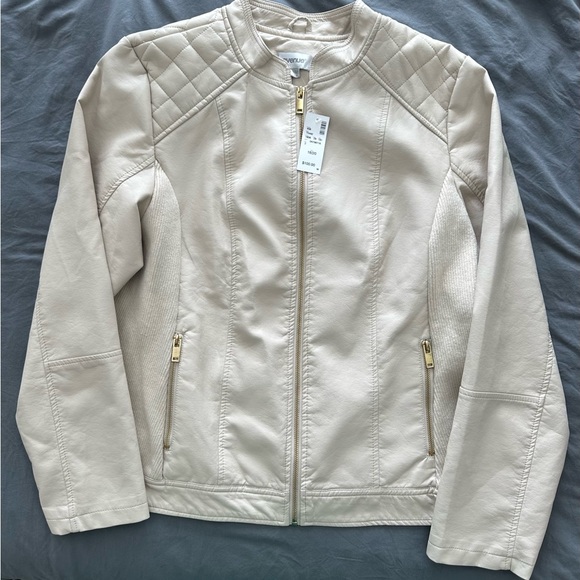 NWT Avenue Leather Jacket - Picture 1 of 4